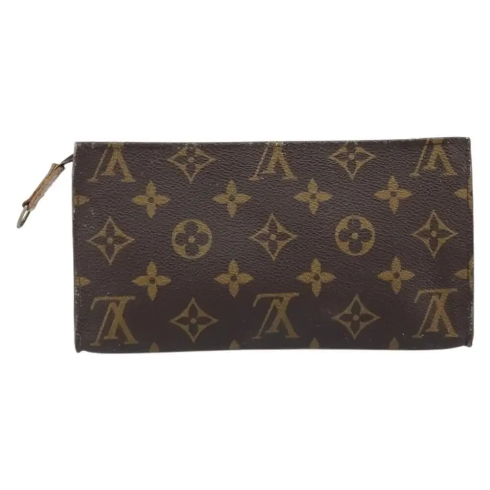 Louis Vuitton Monogram Bucket GM Accessory Pouch Brown
